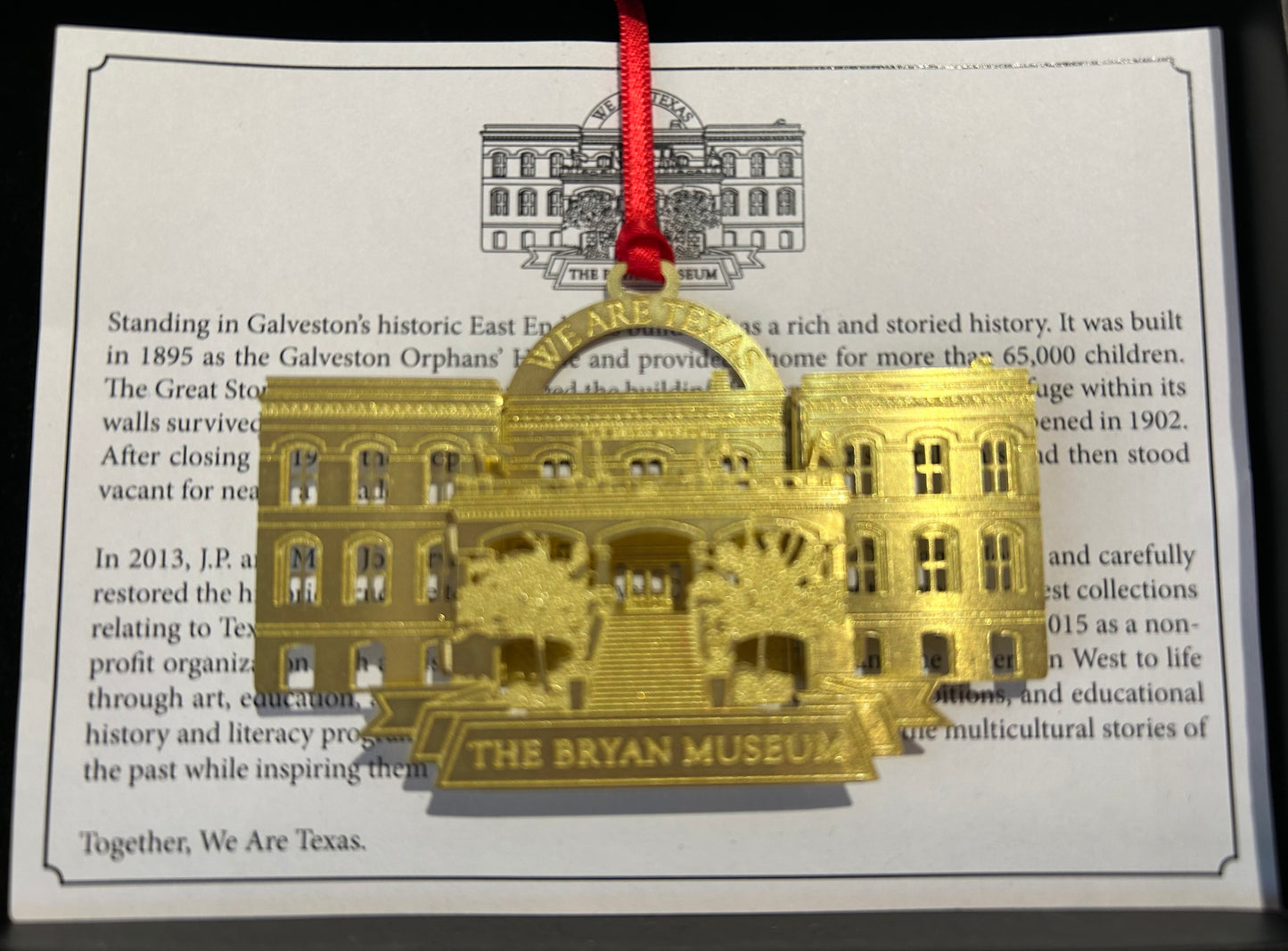 The Bryan Museum Brass Ornament