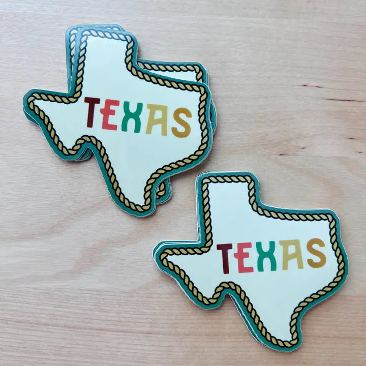 Texas Western Rope Sticker