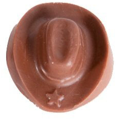 Milk Chocolate Cowboy Hat