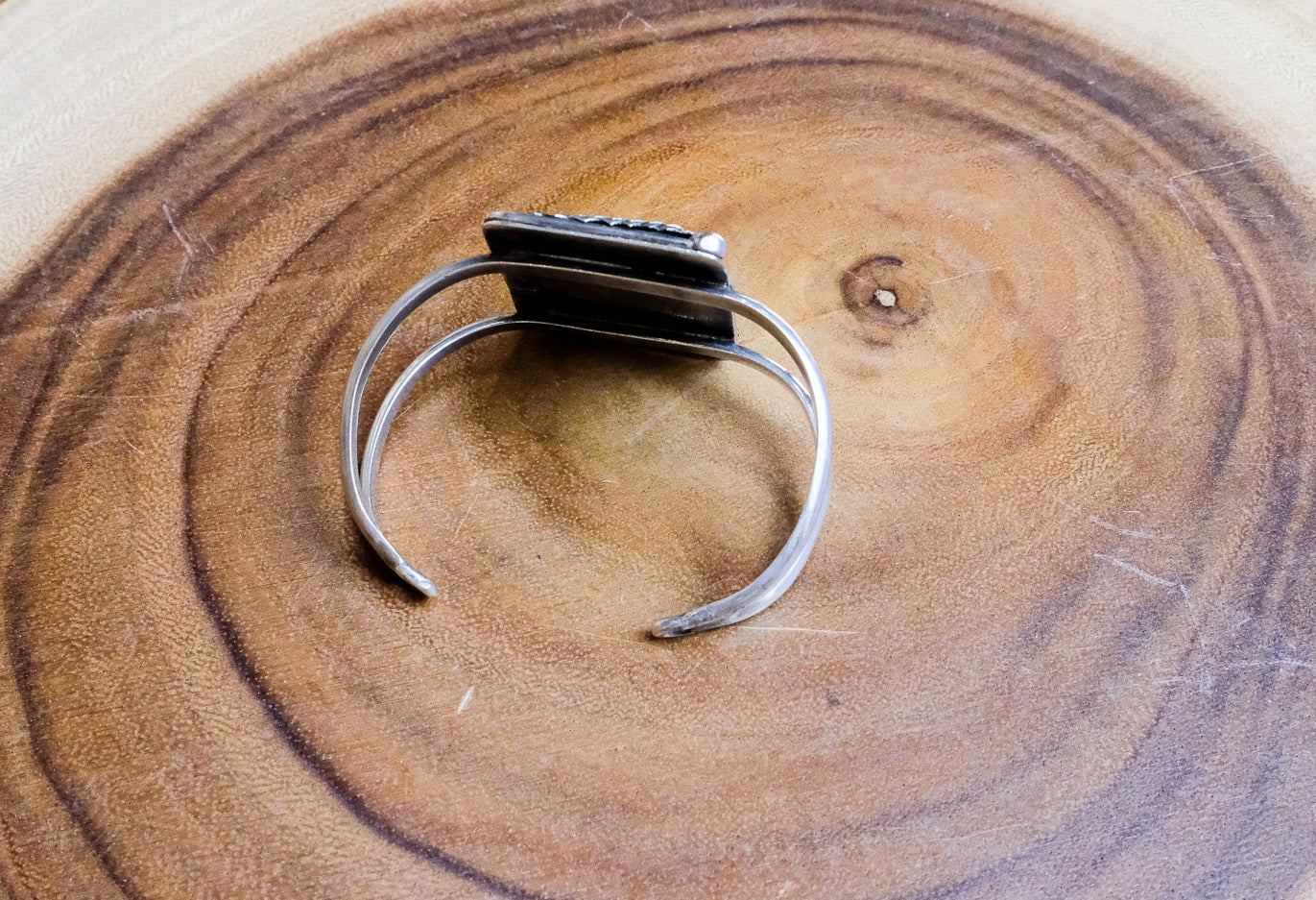 Teardrop Turquoise Rectangle Cuff