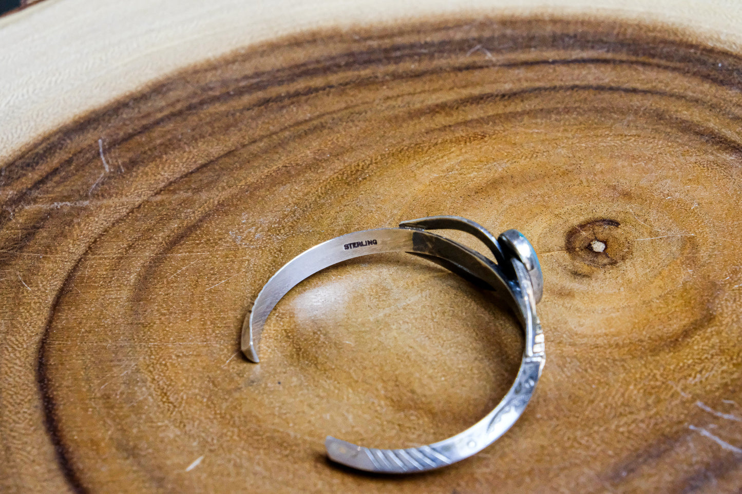 Turquoise and Silver cuff