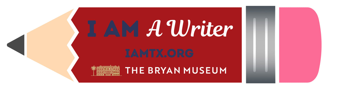 I AM TEXAS - I AM A Writer Sticker