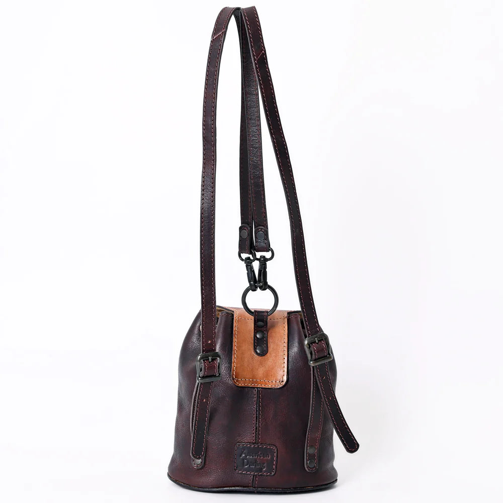 Brown Leather Backpack