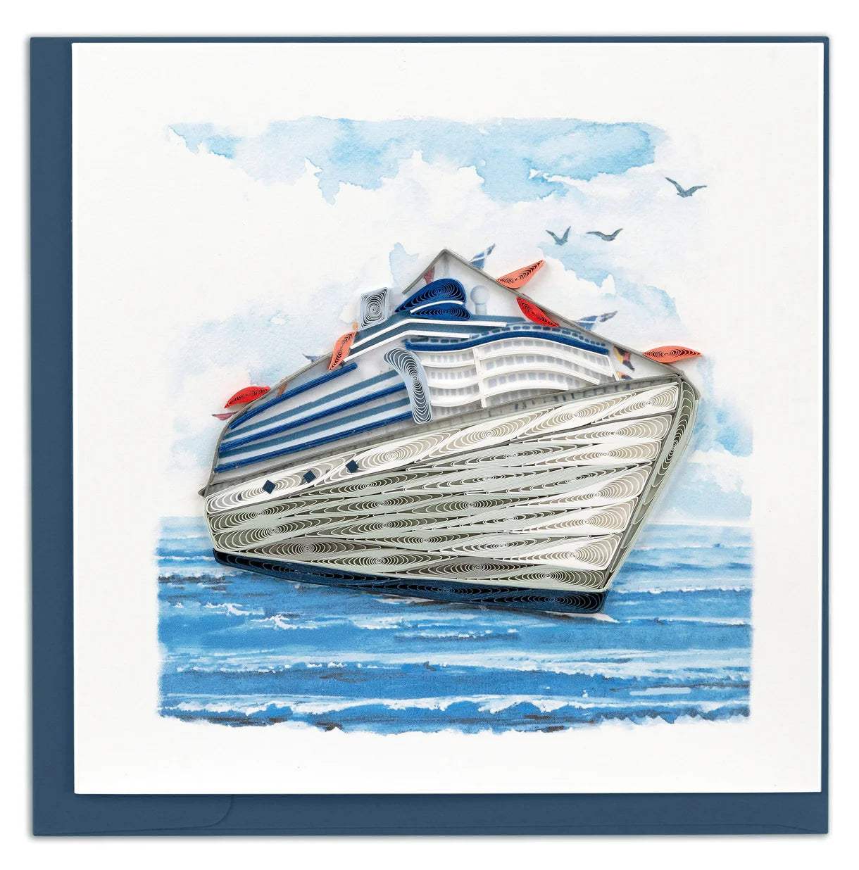 Cruise Ship Quilling Card