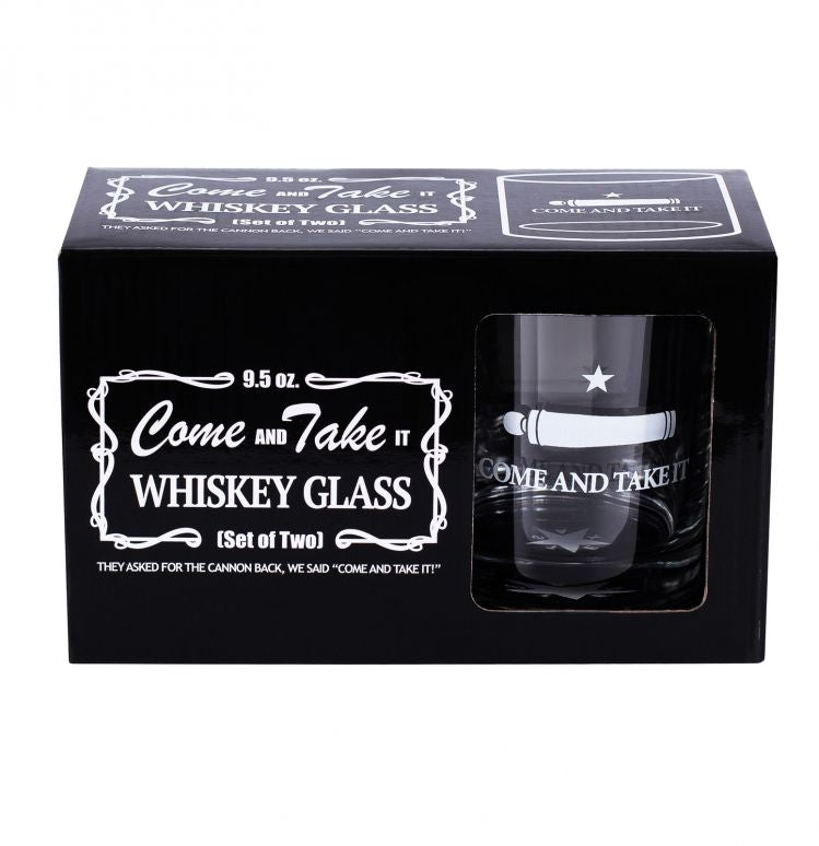 Come and Take It Whiskey Glass Set