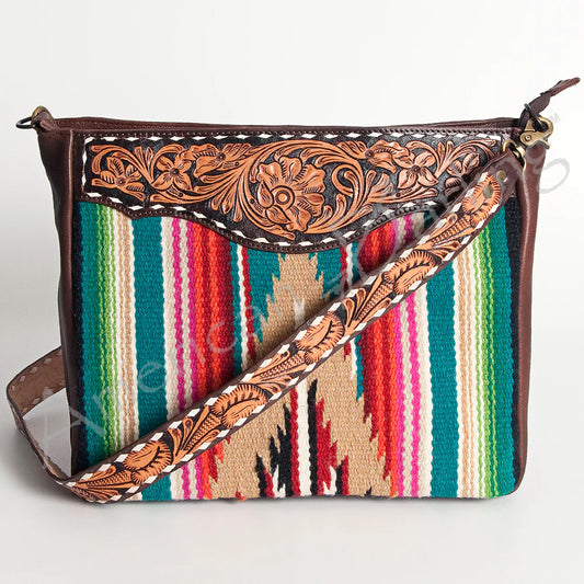 Saddle Blanket Leather Work Bag