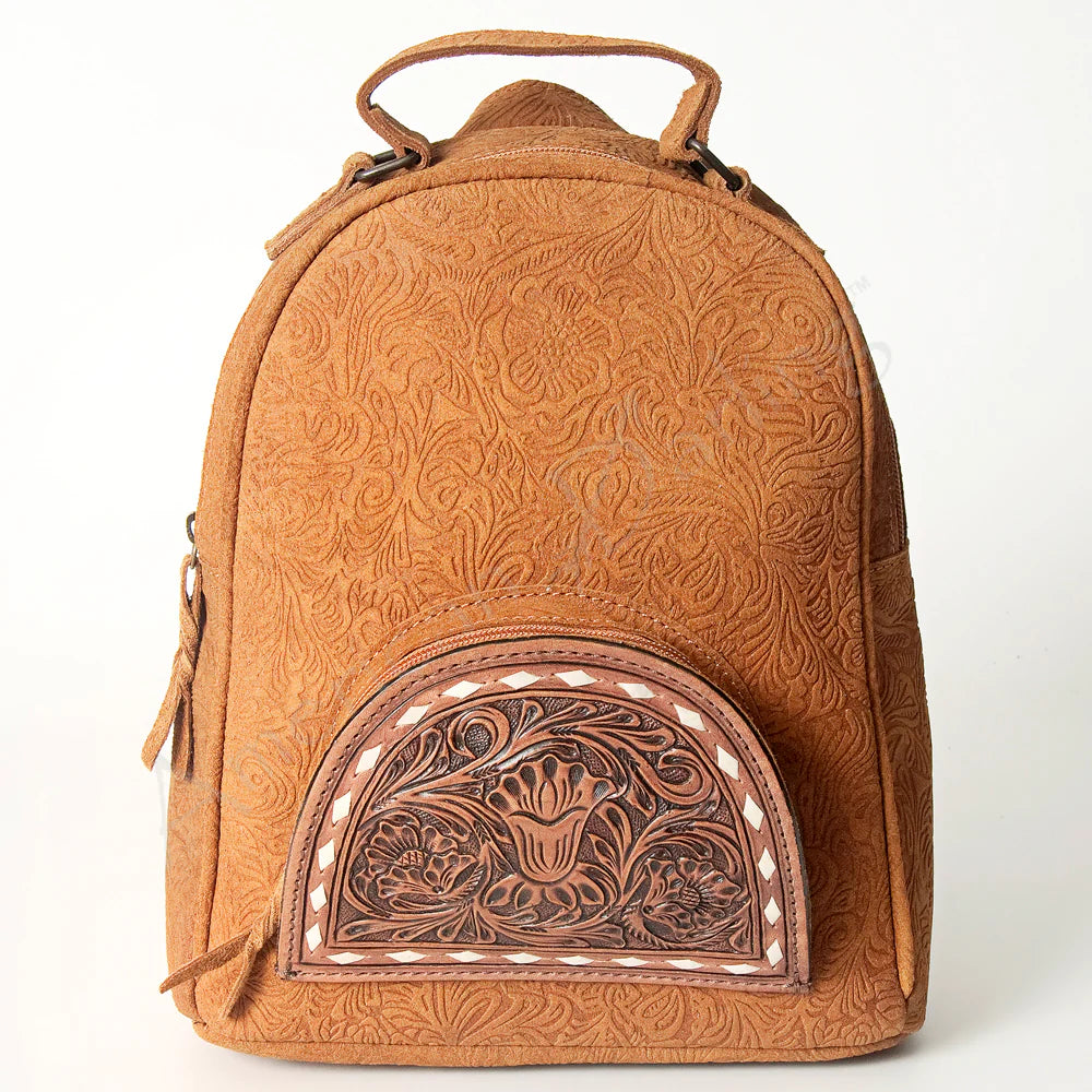 Suede Leather Backpack