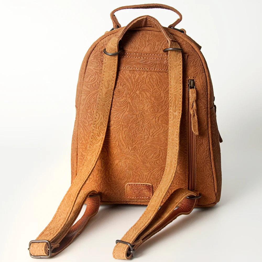 Suede Leather Backpack