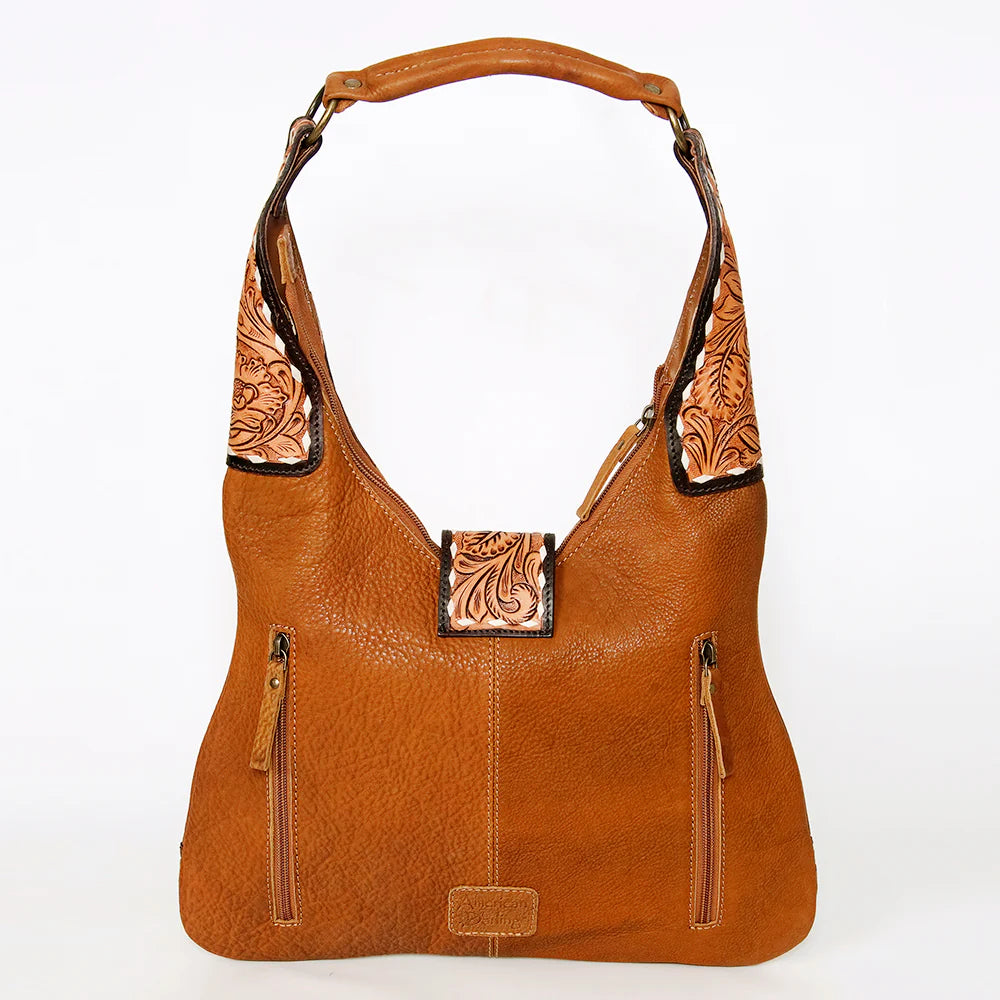 Leather Hobo Tote