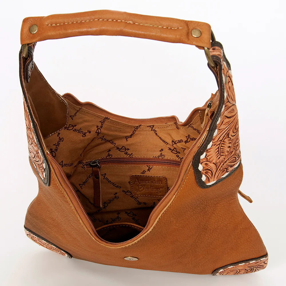 Leather Hobo Tote