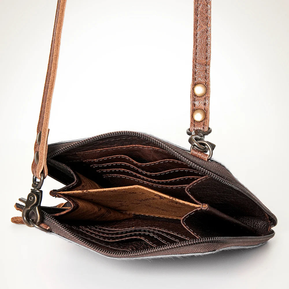 Cowhide Crossbody Purse