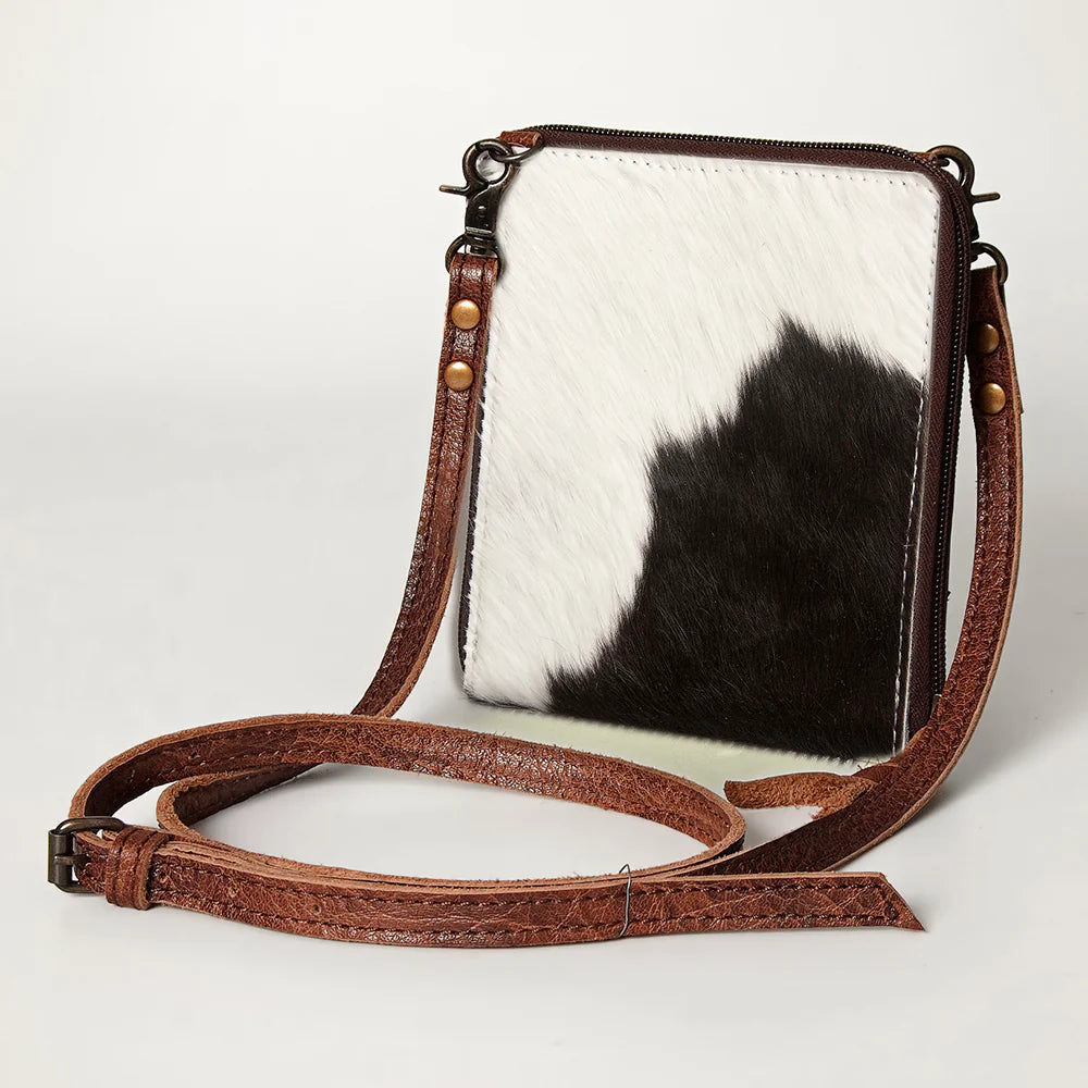 Cowhide Crossbody Purse