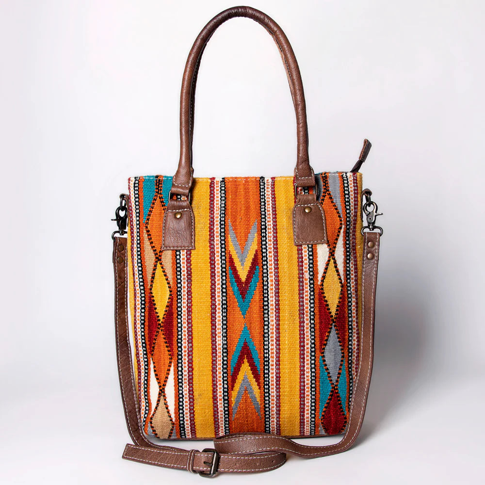 Yellow Saddle Blanket Tote