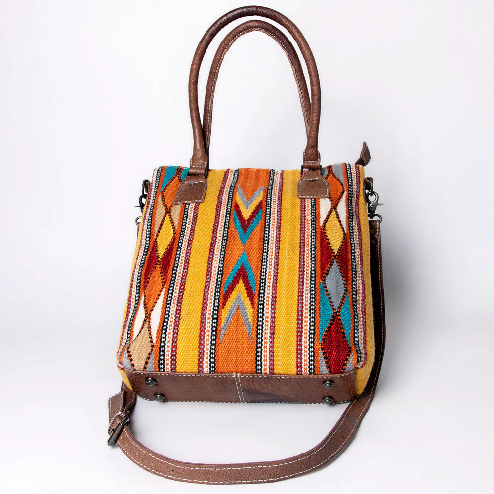 Yellow Saddle Blanket Tote