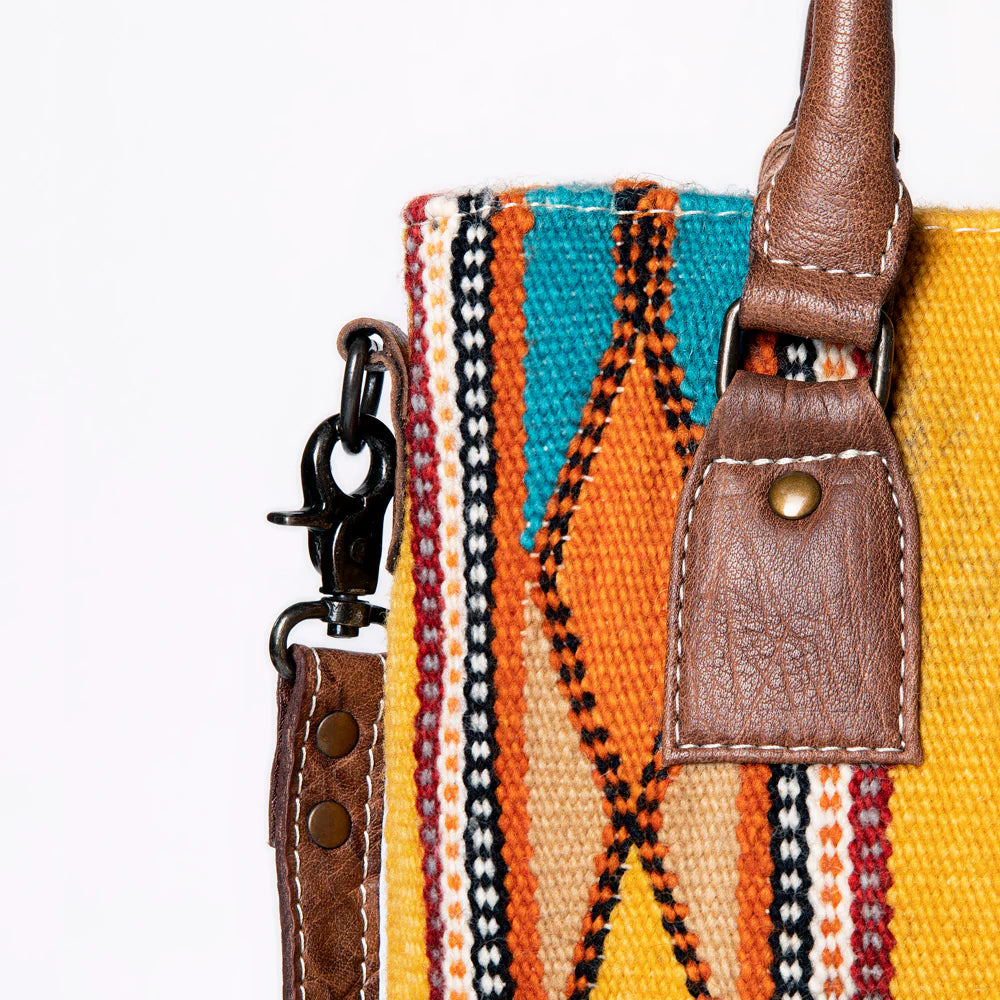 Yellow Saddle Blanket Tote