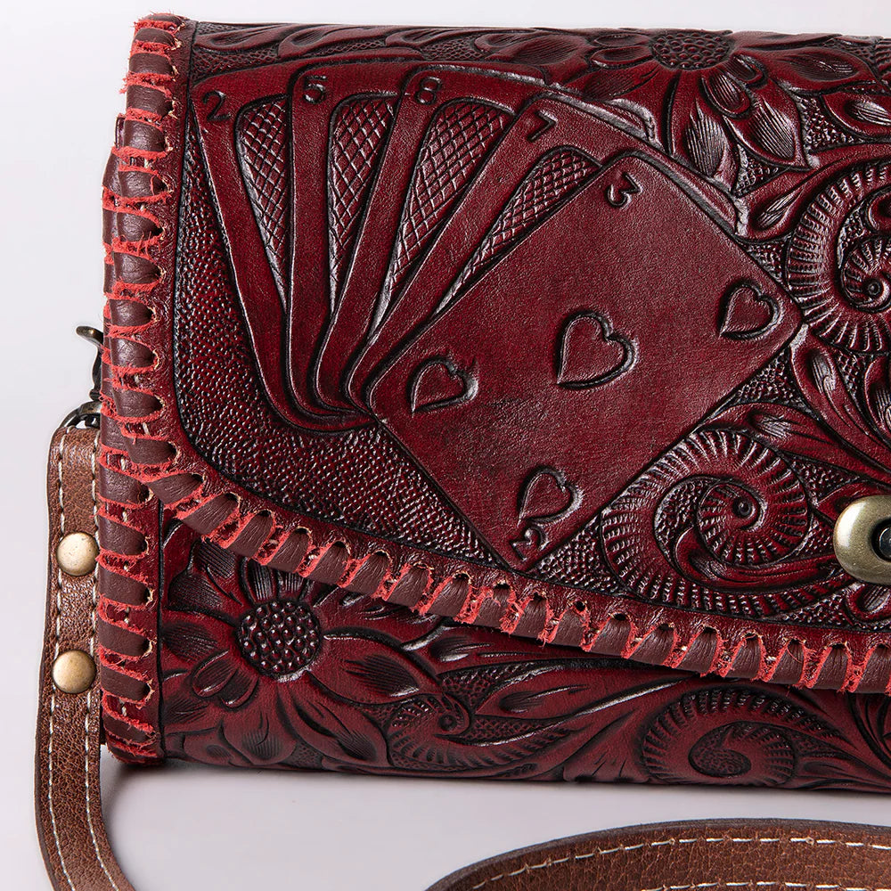 Red Poker Purse