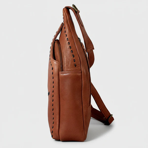 American Darling Magnolia Rodeo Genuine Leather Black Embroidered Sling Bag