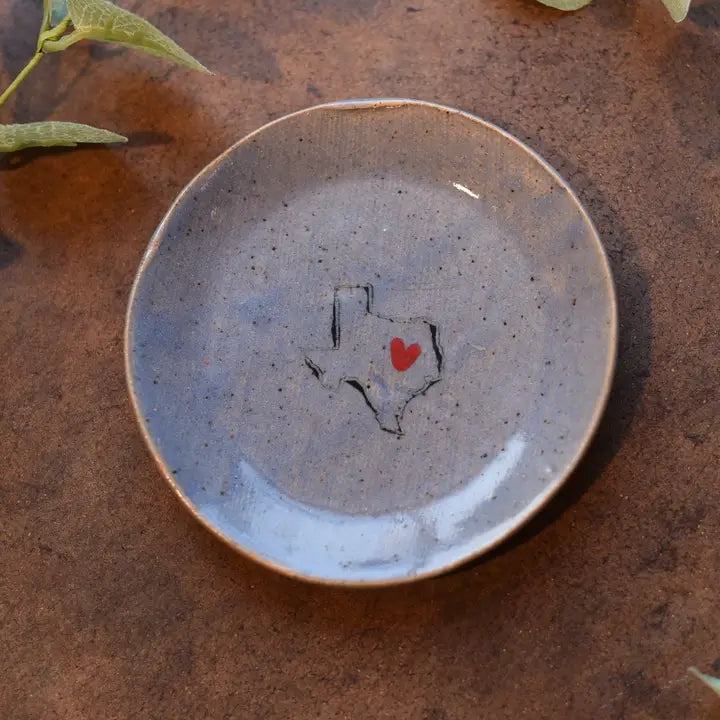Mini Plate Texas Heart