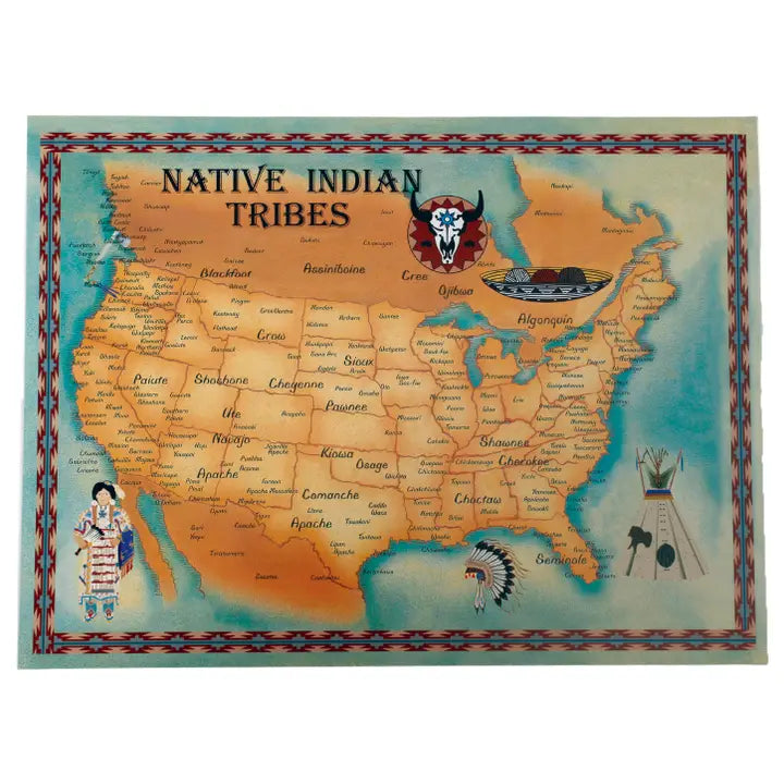 Native American Tribe Map