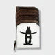 American Darling Sandy Rodeo Genuine Hair On Leather Card Holder Brown