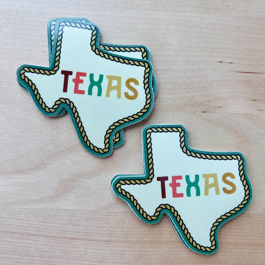Texas Western Rope Sticker