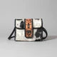 American Darling Laurel Rodeo Genuine Handtooled and Hair on Leather Crossbody Bag