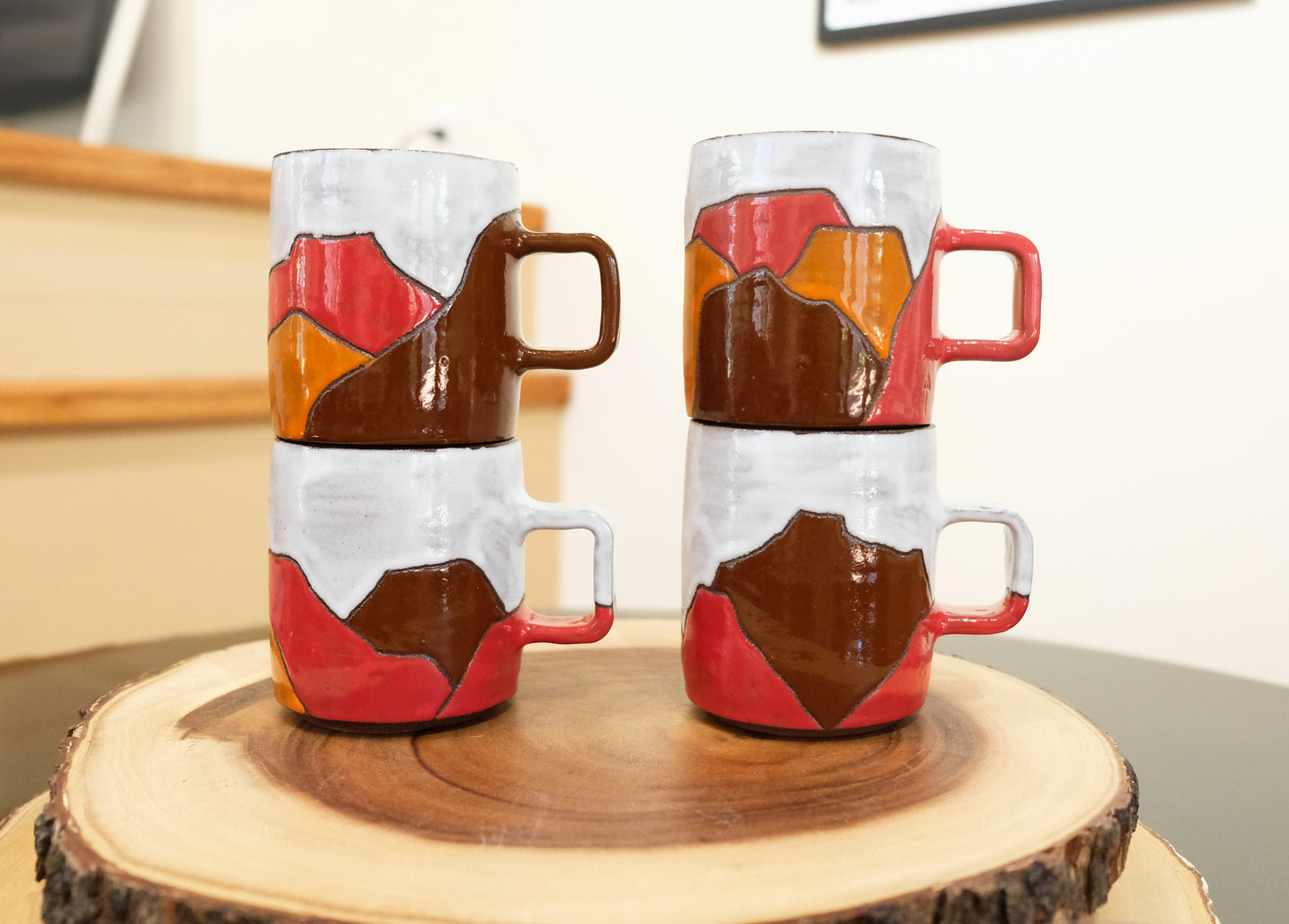 THrō Ceramics French Press Mug Canyon