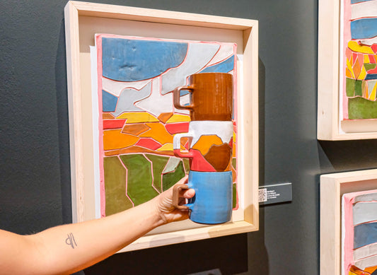 THrō Ceramics French Press Mug Solids