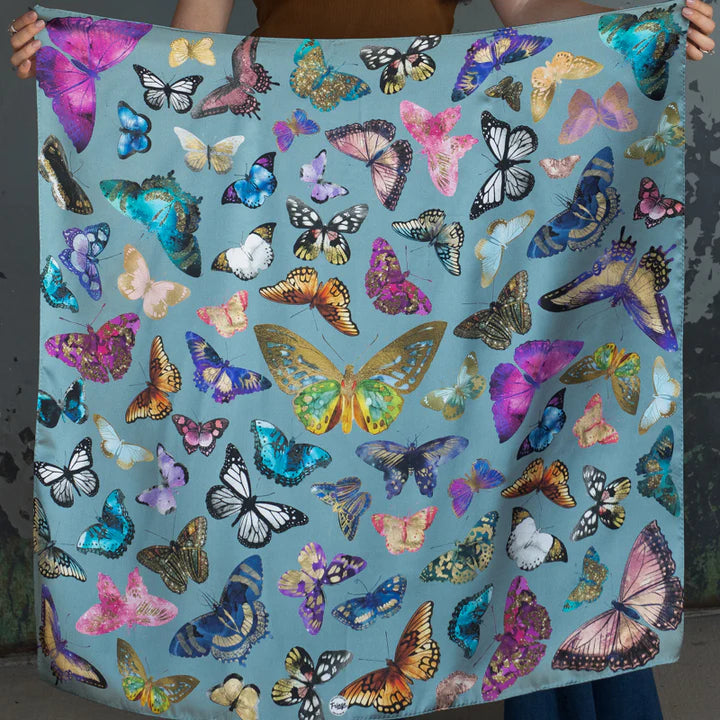 Butterfly 100% Silk Wildrag
