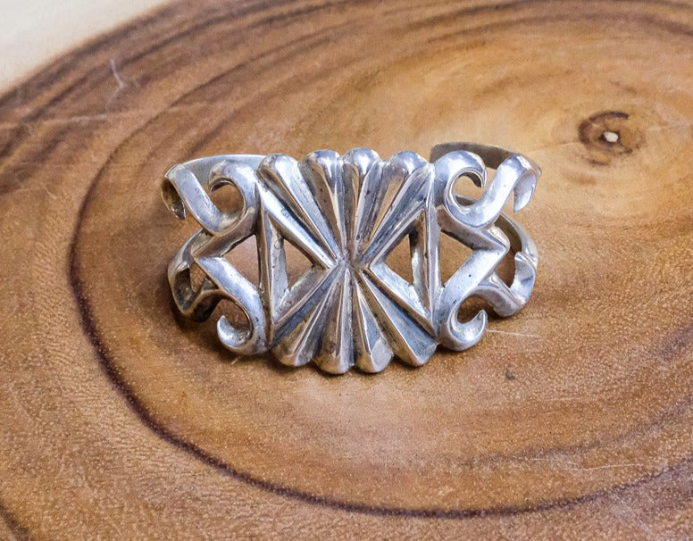 Navajo Sand Cast Cuff Bracelet