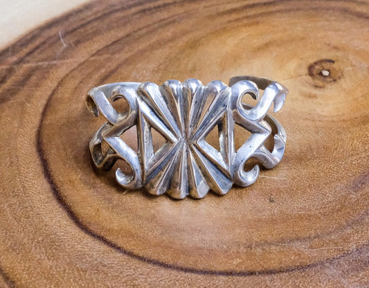 Navajo Sand Cast Cuff Bracelet