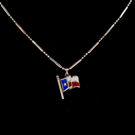 Texas Flag Necklace