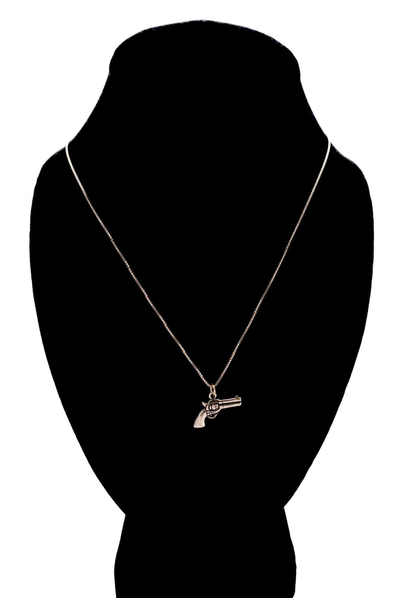 Pistol Charm Necklace