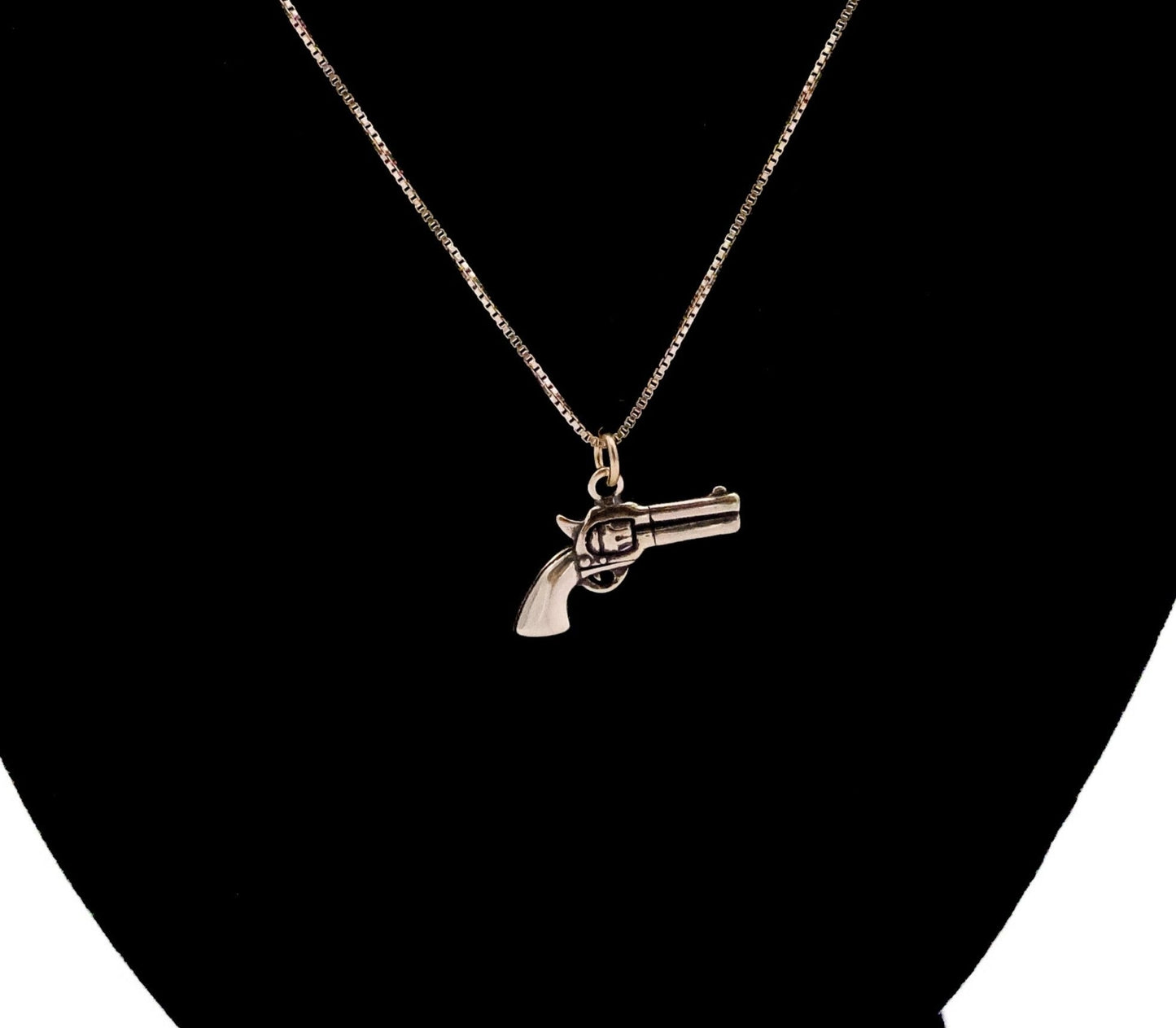 Pistol Charm Necklace