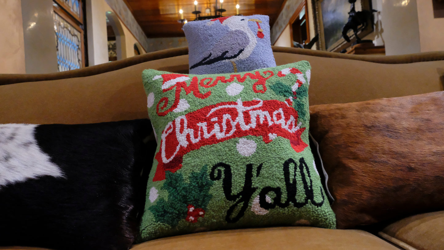 Merry Christmas Y'all Pillow