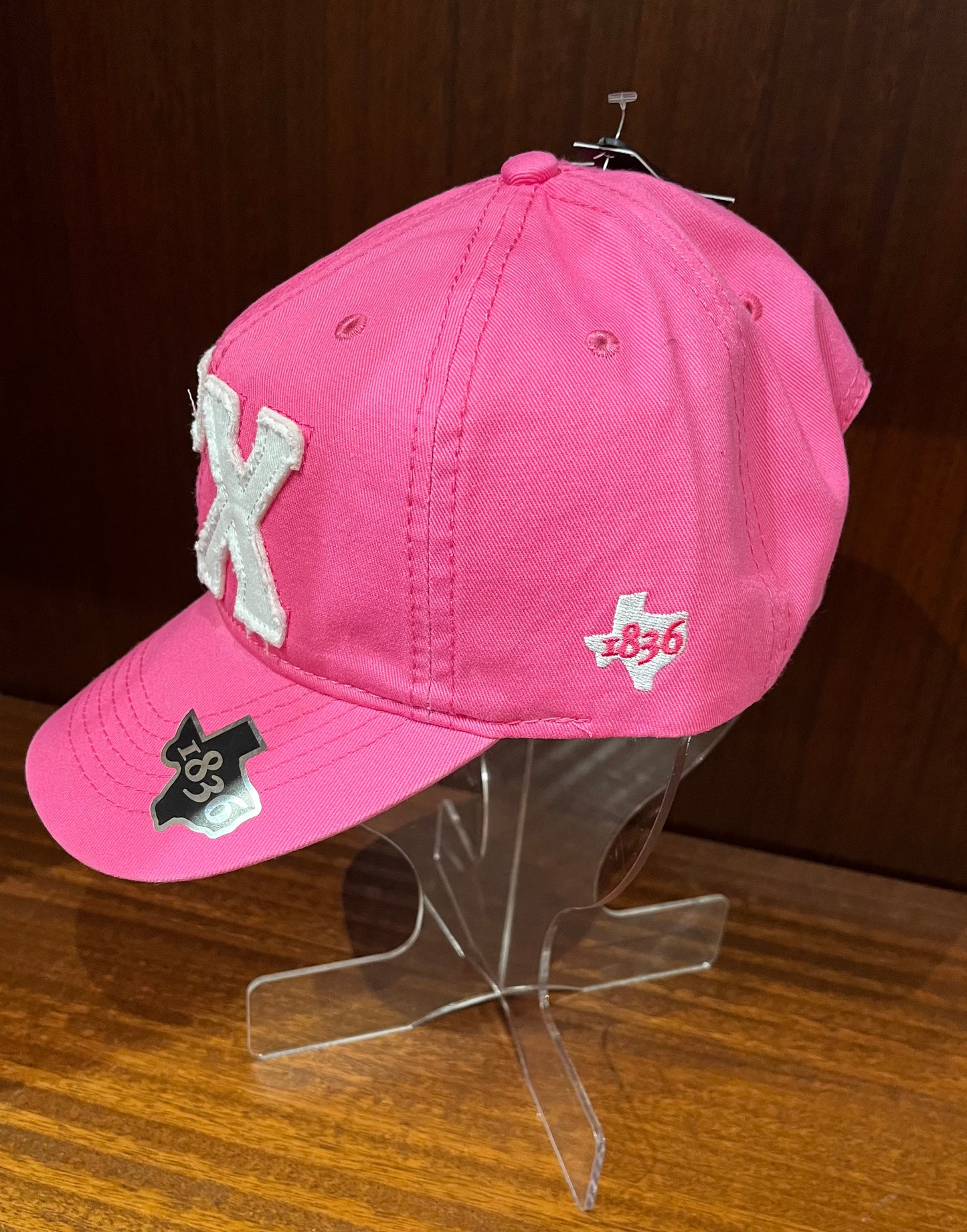 1836 Pink TX Word Cap