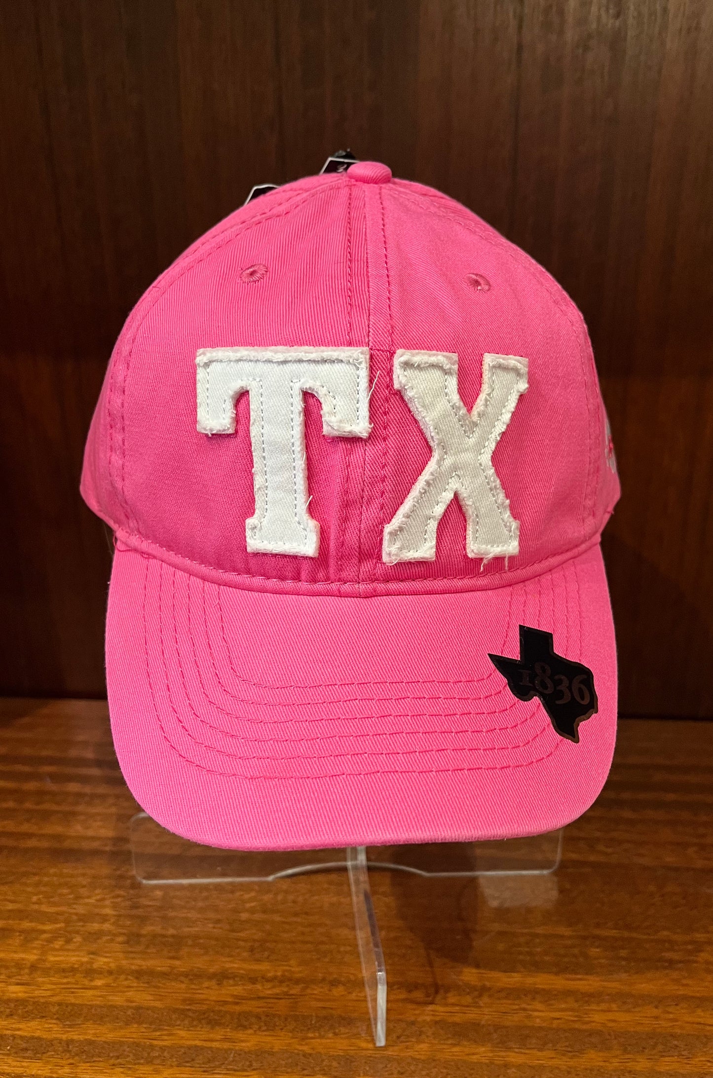 1836 Pink TX Word Cap