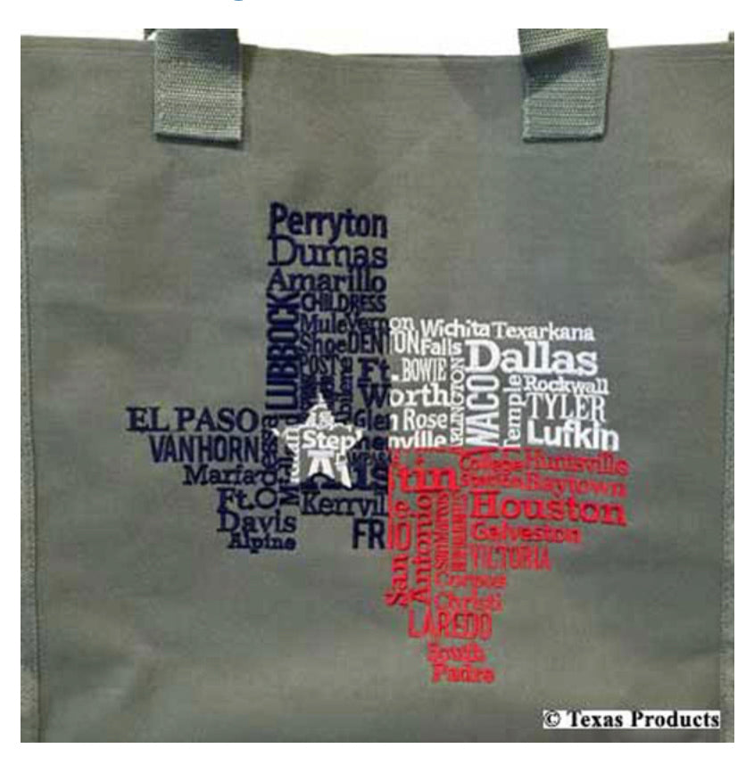 Texas Cities Tote