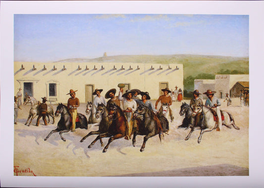 Corrida de la Sandia by Theodore Gentilz - Print