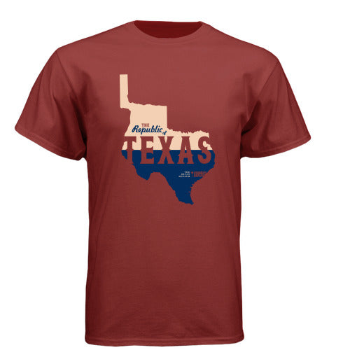 The Republic of Texas Shirt - Red Heathered