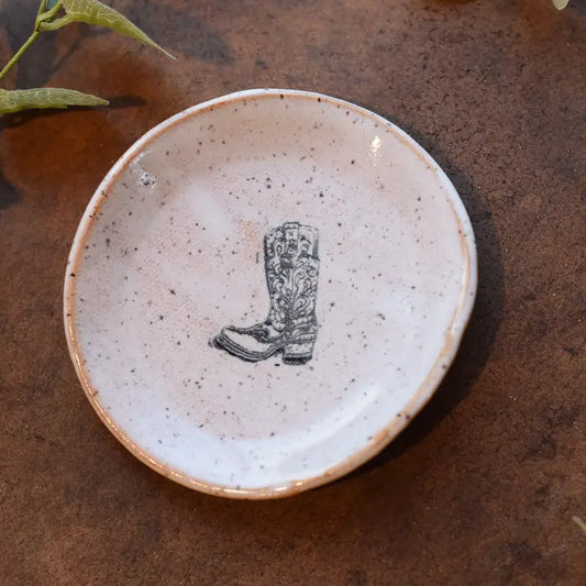 Mini Plate Cowboy Boot