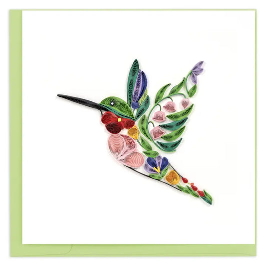 Hummingbird Quilling Card