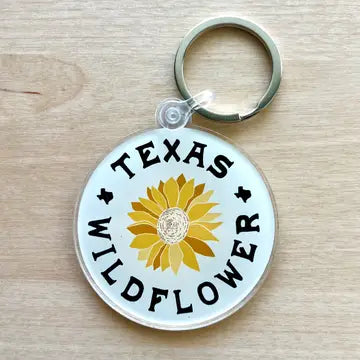 Texas Wildflower Keychain