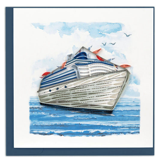 Cruise Ship Quilling Card