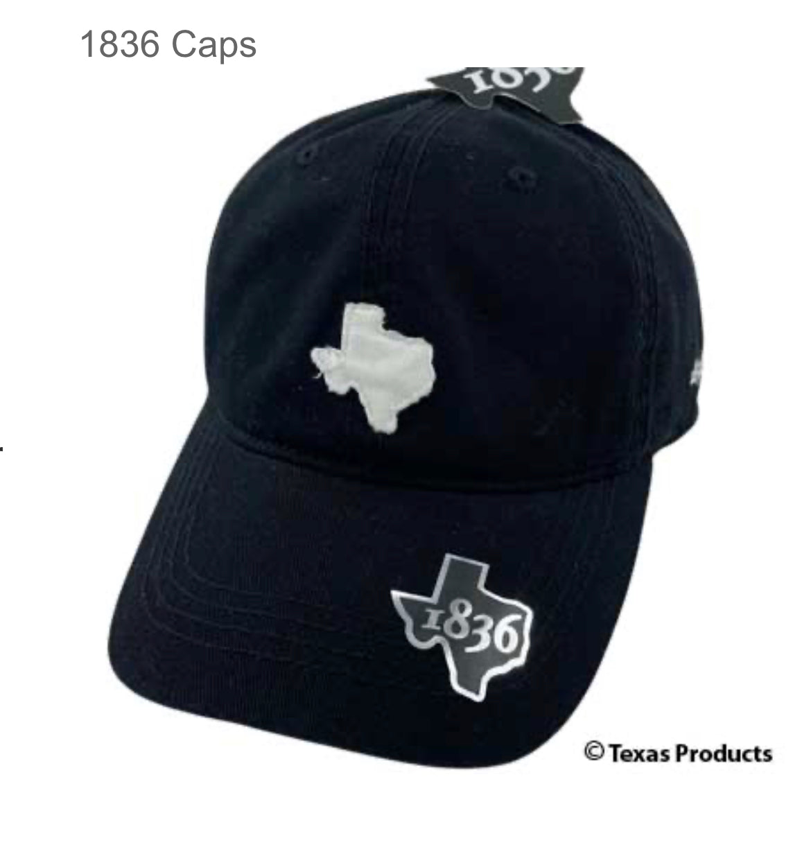 Texas 1836 Caps