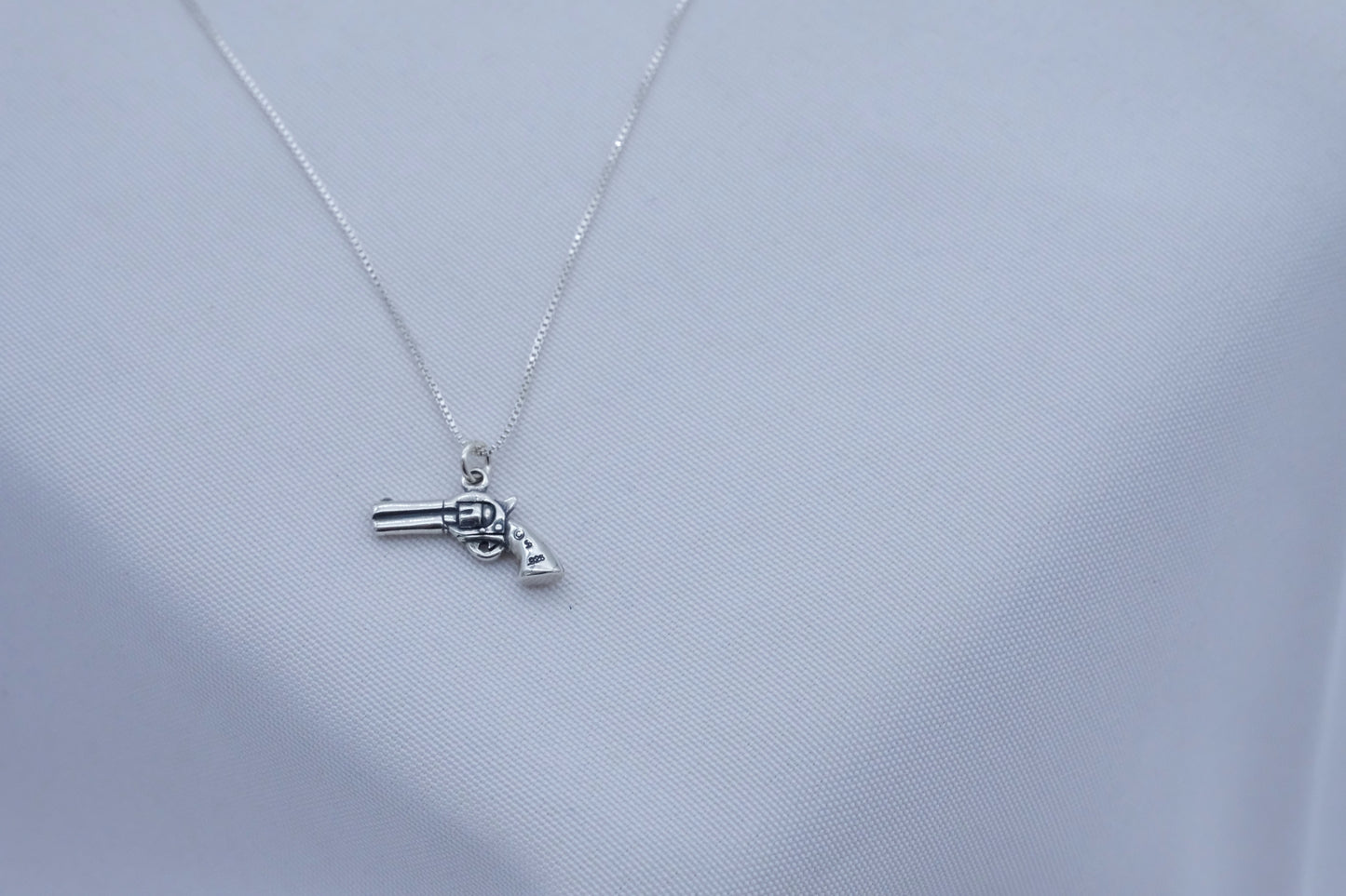 Pistol Charm Necklace