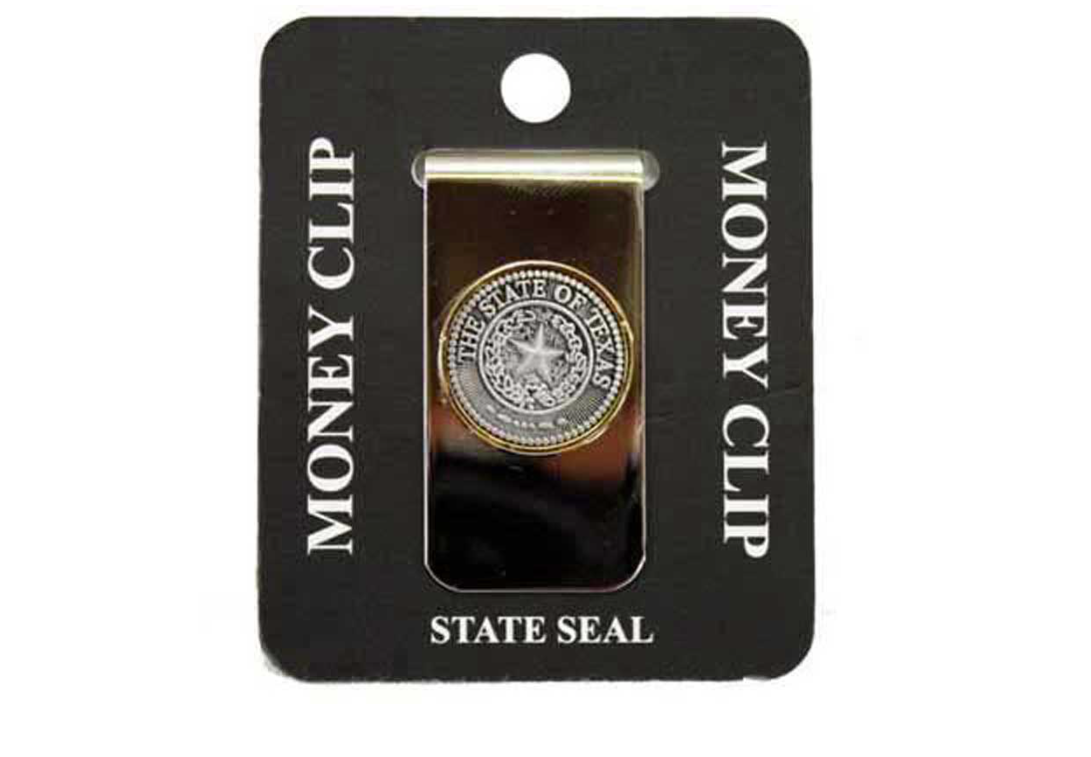 Texas State Seal Money Clip