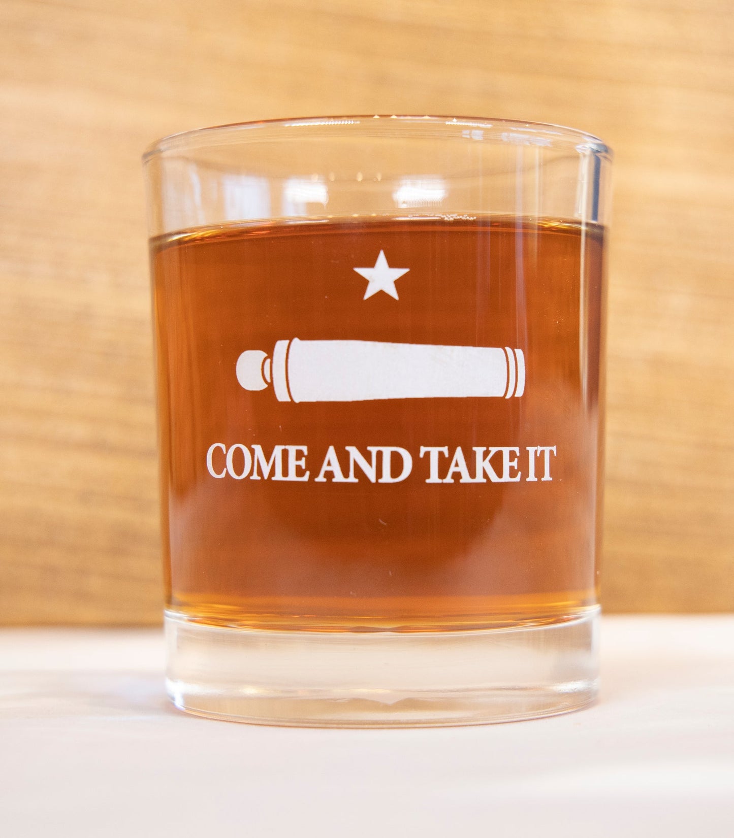 Come and Take It Whisky Glasses