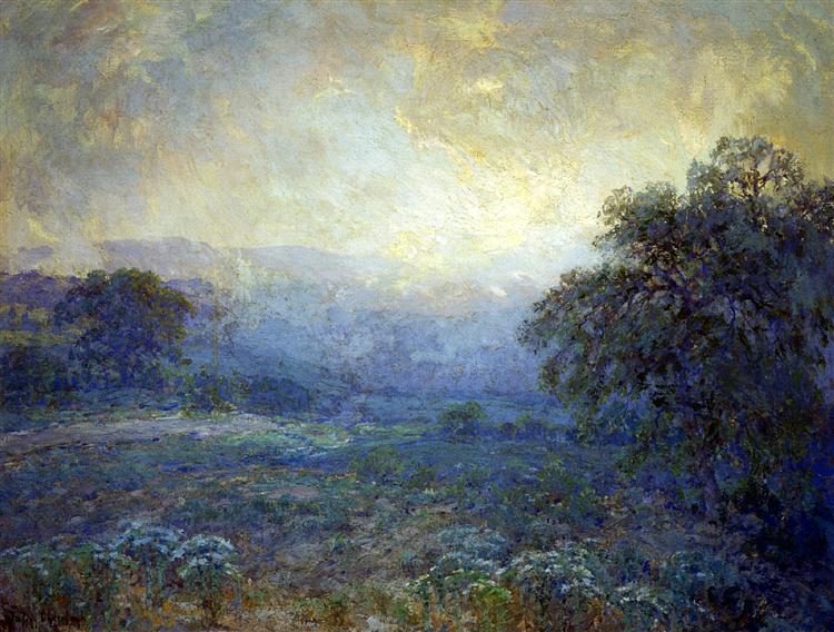 Dawn in the Hills 1922 (Canvas)